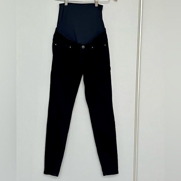 Maternity Dark Wash Jegging - Thyme, Size XXS - Picture 2 of 7